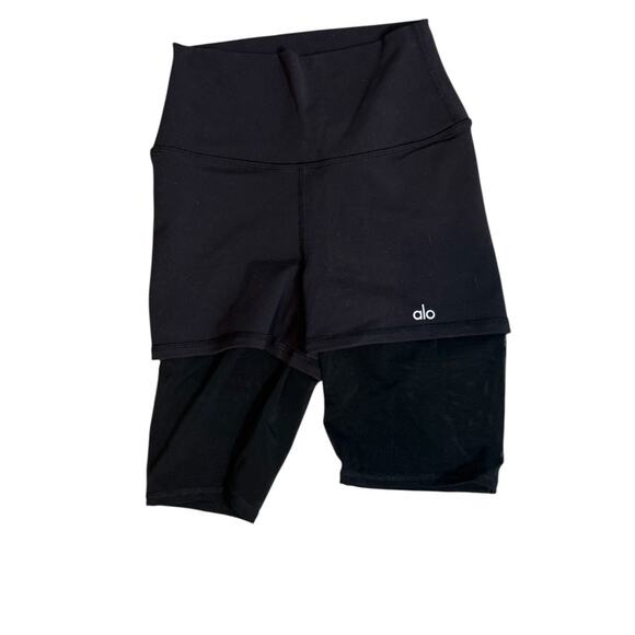 ALO Pants - Women’s Alo biker shorts black extra extra small high waisted